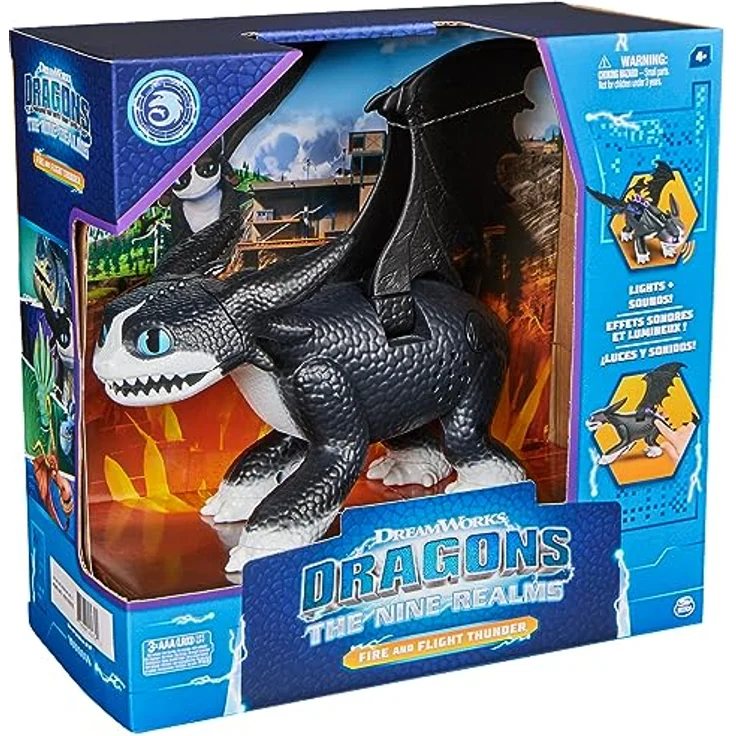 Sonstige Verlage DWD 9 Realms - Fire & Flight Thunder, Sammelfigur aus "Wie trainiere ich deinen Drachen" mit exklusiven Charakteren und Waffen – Bild 8