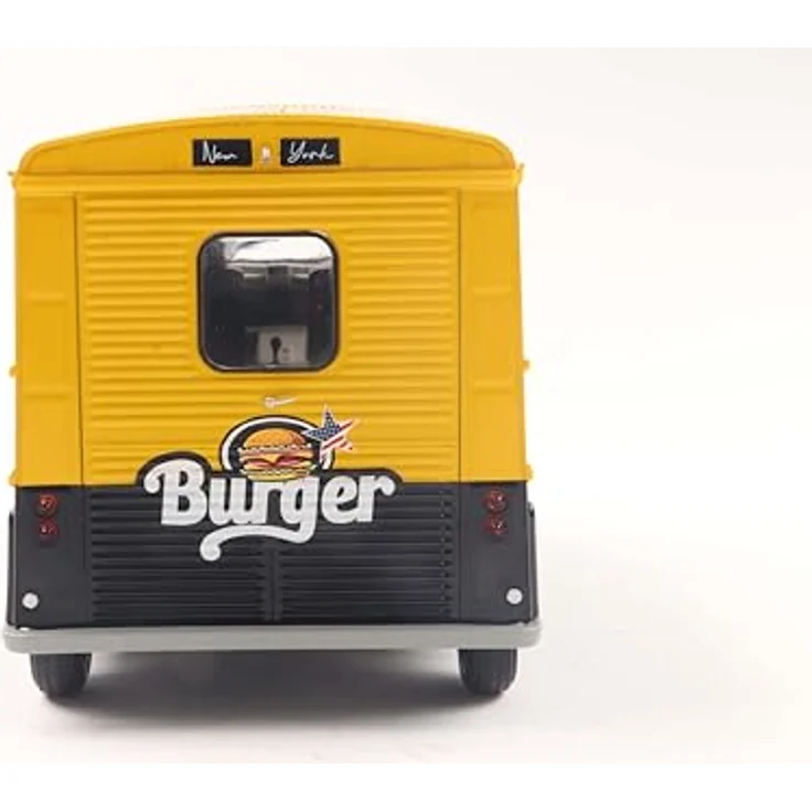 Solido 1:18 Citroën Type HY NYC BURGER, detailgetreues Die-cast Spielzeugauto in gelb mit stabiler Präsentationsbasis – Bild 4