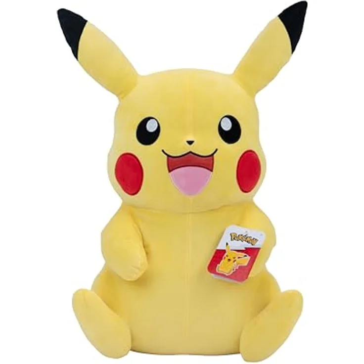 Jazwares Pokémon Plüschfigur Pikachu #2, 61 cm, kuschelig weich und offiziell lizenziert