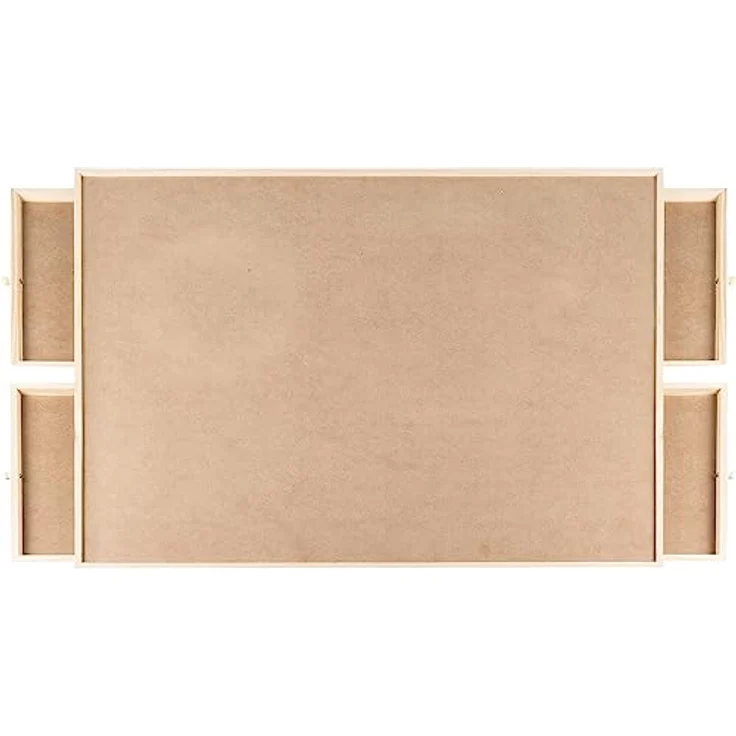 MT MALATEC Puzzletisch mit Schubladen 89x69cm Puzzleunterlage Puzzlematte max. 1500 Teile 21650 – Bild 5