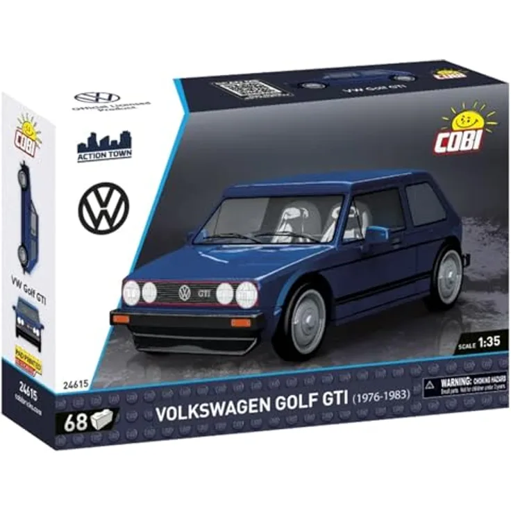 COBI Volkswagen Golf GTI (1976), Modellfahrzeug aus Bausteinen, made in EU