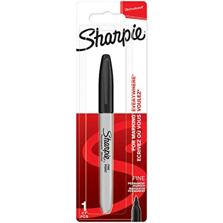 Sharpie Permanent Marker | Marker Stifte mit feiner Spitze | schwarz | 1 Stück – Bild 1
