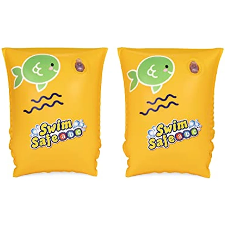 Bestway Swim Safe ABC Schwimmflügel Stufe C WonderSplash, 3-6 Jahre, 25 x 15 cm, Blau – Bild 1