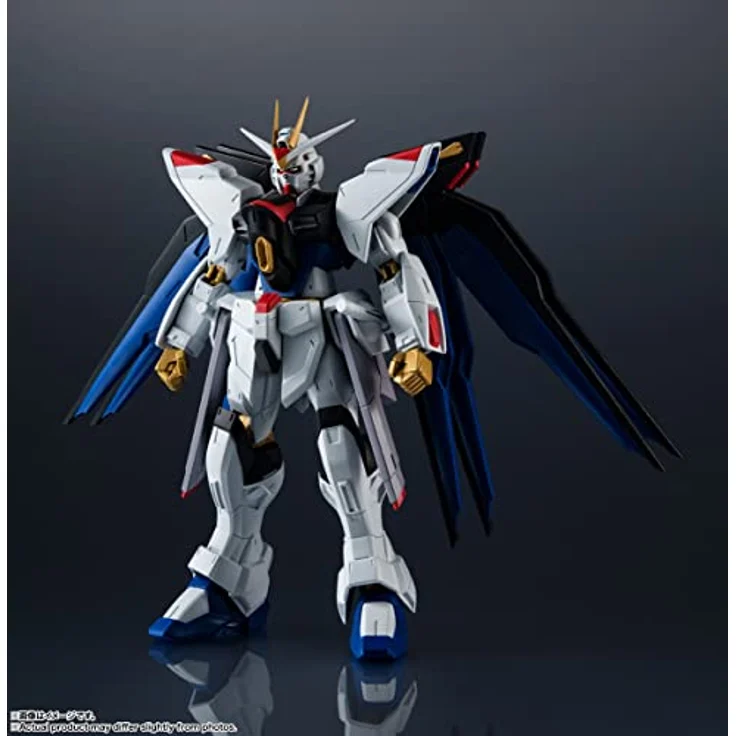 TAMASHII NATIONS BANDAI Mobile Suit Gundam Seed Destiny ZGMF-X20A Strike Freedom Gundam, 15 cm Sammelfigur aus schwarzem PVC – Bild 2