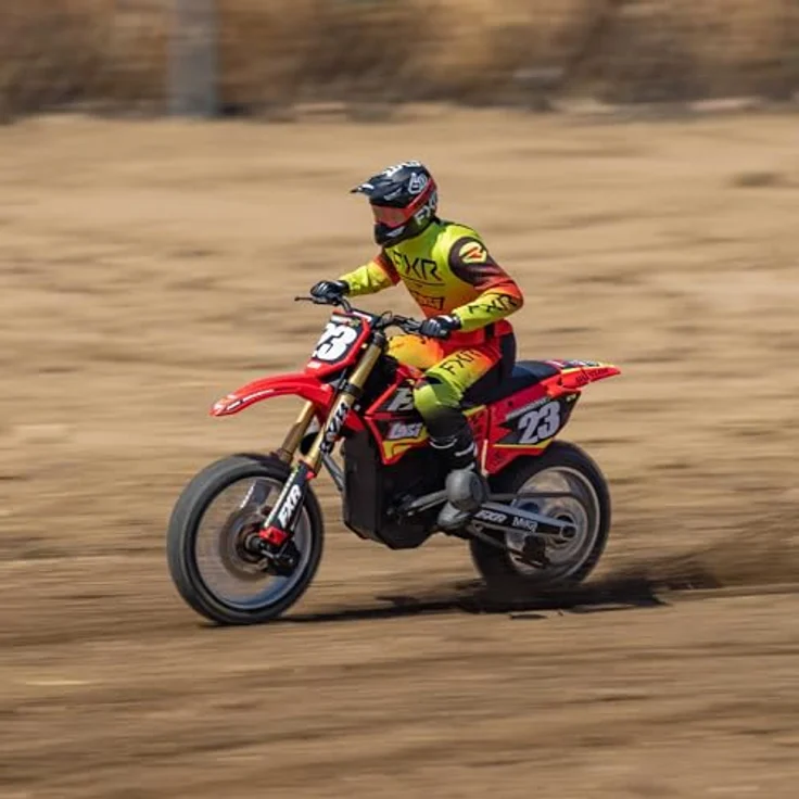 Losi Promoto-MX 1:4 RTR, Ferngesteuertes Motorrad mit bürstenlosem Elektromotor und Allradantrieb – Bild 3
