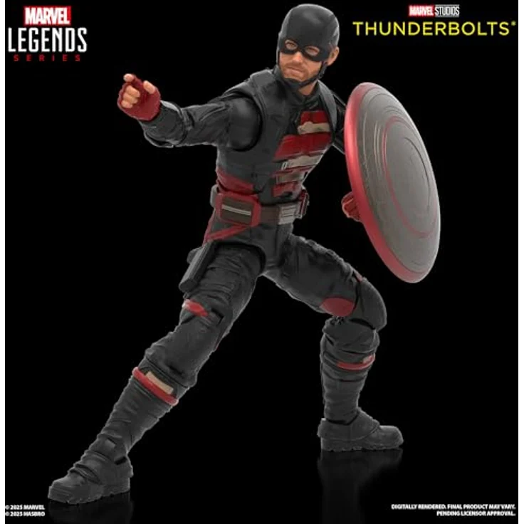 Hasbro Marvel Legends Series John F. Walker und Sentry Action-Figuren mit 5 Zubehörteilen, 15 cm groß, filmgetreues Design – Bild 4
