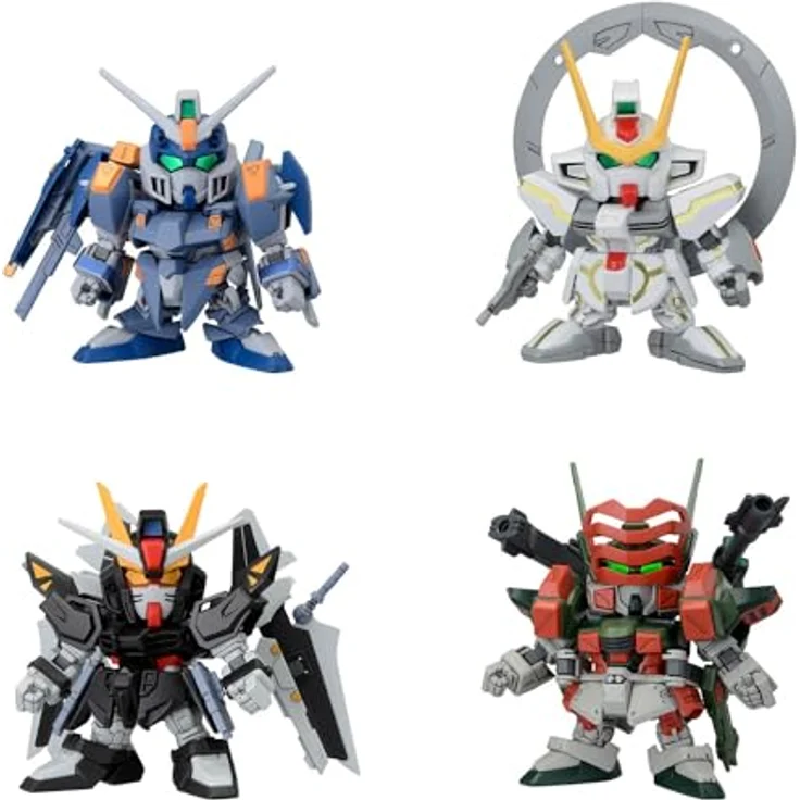 Bandai Model Kit Gundam - Bb Senshi C.e.73 Stargazer Set, Modellbausatz mit 4 SD Gundams inkl. Aufkleber, ohne Farbe oder Kleber – Bild 2