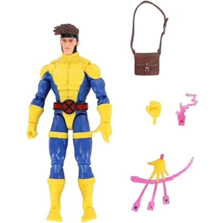 Hasbro Marvel Legends Series - X-Men 3er-Pack Actionfiguren (Gambit, Marvels Banshee & Psylocke) mit Premium Design, 15 cm, 13 Accessoires – Bild 7