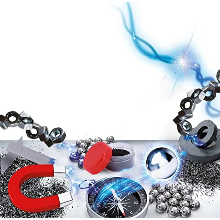 Lisciani I'm A Genius Magnetismus, Experimentierkasten mit über 50 wissenschaftlichen Experimenten zu Magnetismus und Magnetfeldern für Kinder von 7 bis 12 Jahren, inkl. Lupe Charm und umfassendem Handbuch – Bild 2