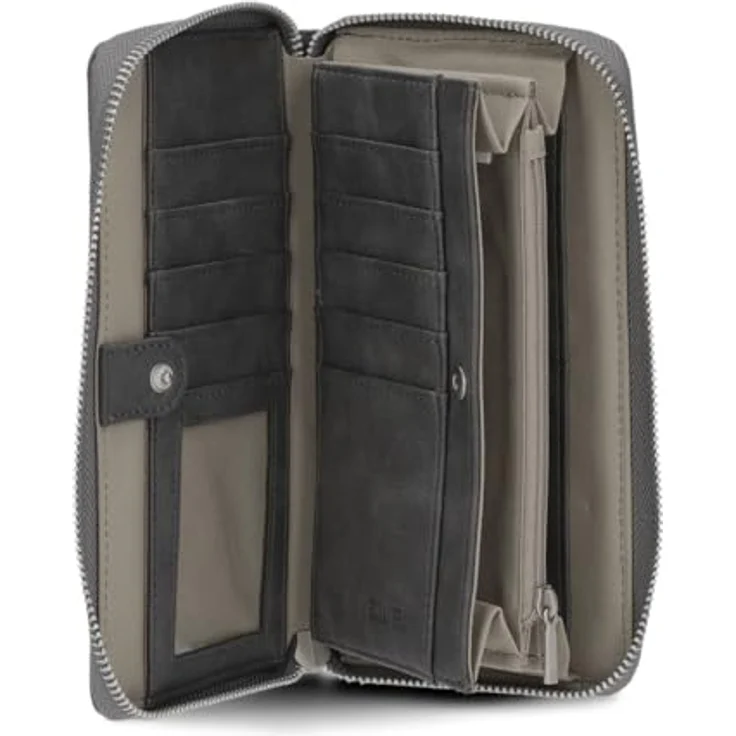 ZWEI Olli OW2 Geldbörse, Damenportemonnaie aus Polyurethan und Polyester, 11 x 19 x 3 cm – Bild 5