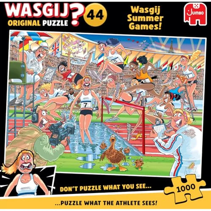 Wasgij Original 44 Summer Games!, Puzzle mit 1000 Teilen und aufregendem Sportmotiv – Bild 2