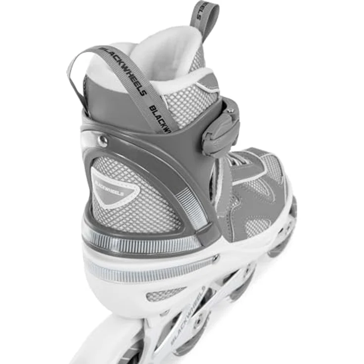 Blackwheels Flex Pro Inline Skates, atmungsaktiv für Jugendliche und Erwachsene, grau, Räder 84 cm, Einlegesohle 38-41 – Bild 5