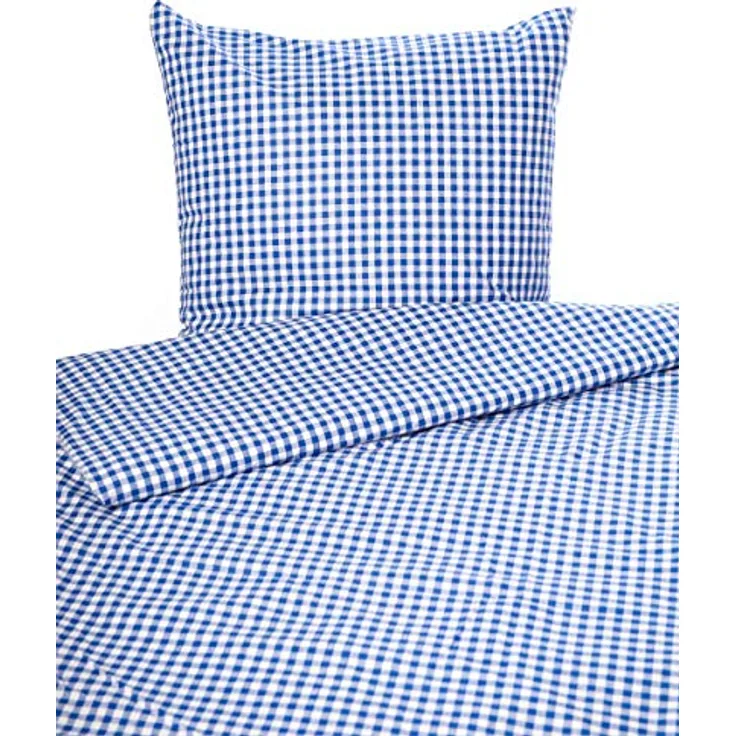 texpot Bettwäsche Landhaus Karo blau kariert Bauern 135x200
