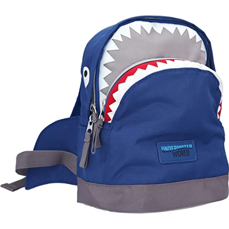 Depesche Kinder Rucksack Dino World Hai UNDERWATER blau – Bild 2