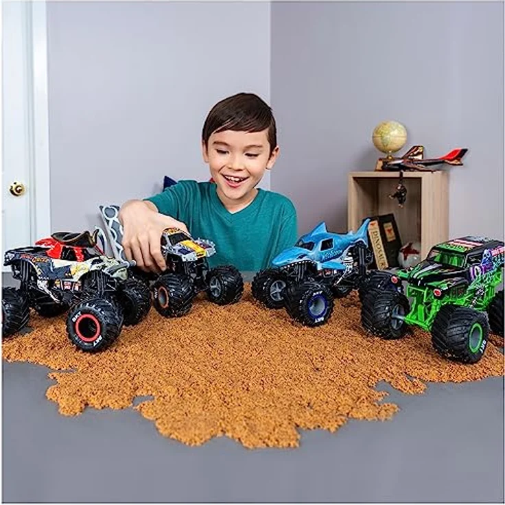 Monster Jam, offizieller Bakugan Dragonoid Monster Truck, Druckguss-Fahrzeug zum Sammeln im Maßstab 1:24, Kinderspielzeug für Jungen – Bild 6
