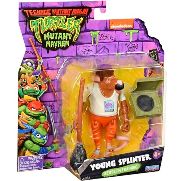 TEENAGE MUTANT NINJA Turtles Junger Splinter Basisfigur, Sammelfigur – Bild 2