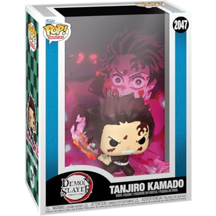 Funko Pop! Game Cover: Demon Slayer - Tanjiro - Vinyl-Sammelfigur, 18 cm x 22 cm, langlebiges Material, perfekt für Sammler und Geschenkideen – Bild 1