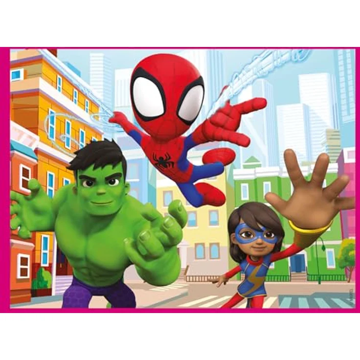 Clementoni Marvel Spidey and His Amazing Friends 12 Würfel Puzzle Kinder - Sensorik- & Motorikspielzeug, Kinder ab 3 Jahren, umweltfreundliche PLAY FOR FUTURE-Würfel – Bild 2