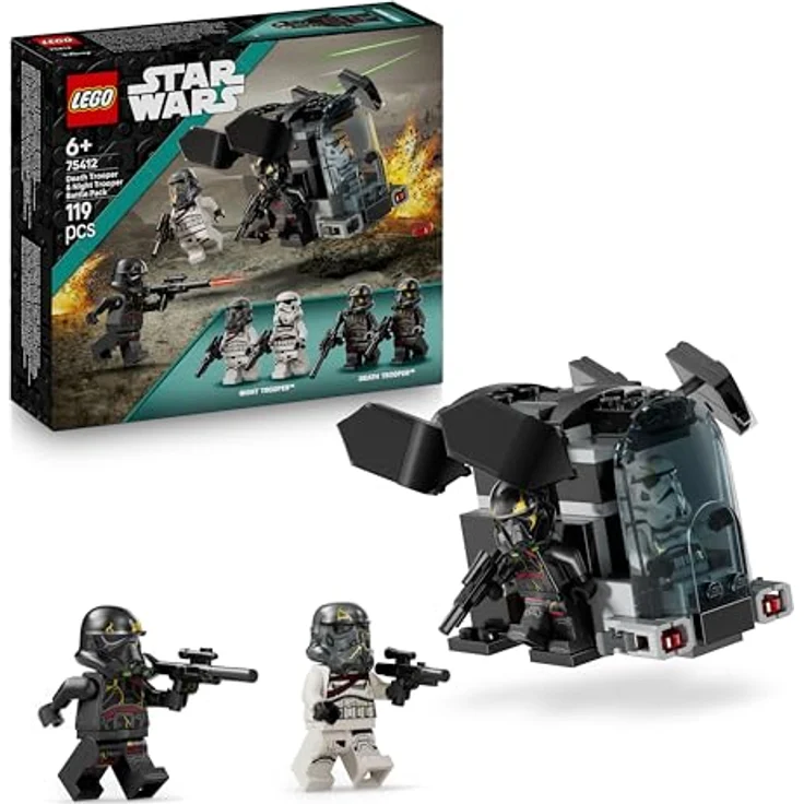 LEGO Star Wars™ 75412 Todestruppler & Nachttruppler Battle Pack, 119 Teile mit 4 Mini-Figuren und baubarem Landungsschiff – Bild 1