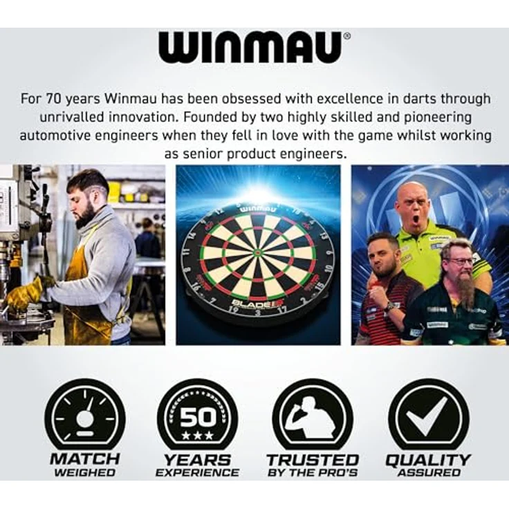 Winmau Catchring Outshot 4419, Auffangring für Dartspiele, schwarz, schützt Wände und Böden, Durchmesser 68 cm, kompatibel mit Winmau-Dartboards – Bild 6