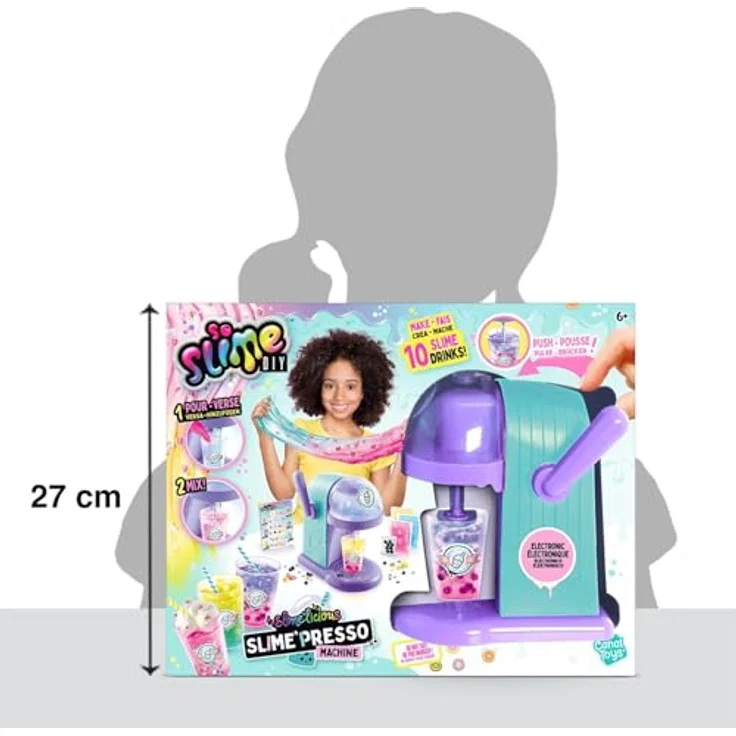 Canal Toys Slime 'Presso Machine, Kreativset für farbenfrohe Slime-Kreationen im Kaffeemaschinen-Design – Bild 5