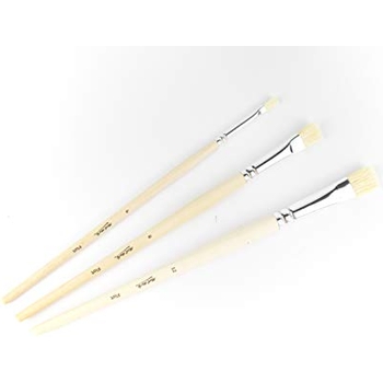 Mont Marte Pinselset 10-teilig - Künstlerpinsel Für Acryl, Öl & Gouache Farben