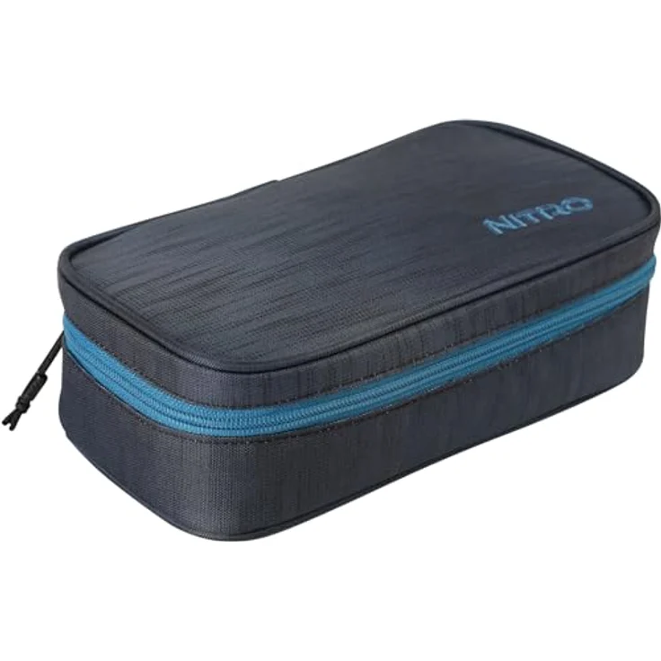 NITRO Federmäppchen Pencil Case XL, haze, bestickt - Schulutensilien-Organizer mit Stundenplanfach und verstecktem Spickerfach – Bild 3