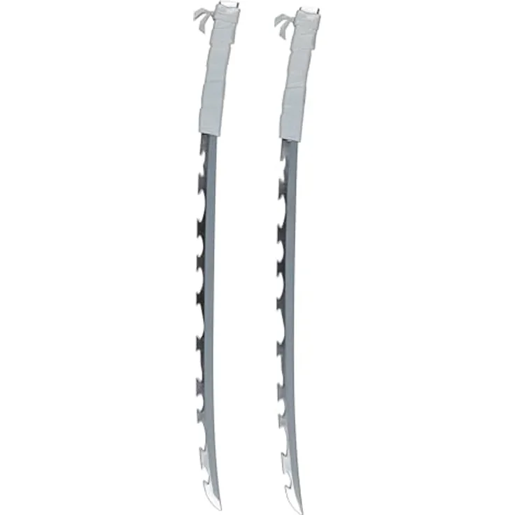 Disguise Demon Slayer Inosuke Dual Kostüm Schwerter Set, Offizielle Kunststoff Katanas, 66 cm Länge für Cosplay und Halloween
