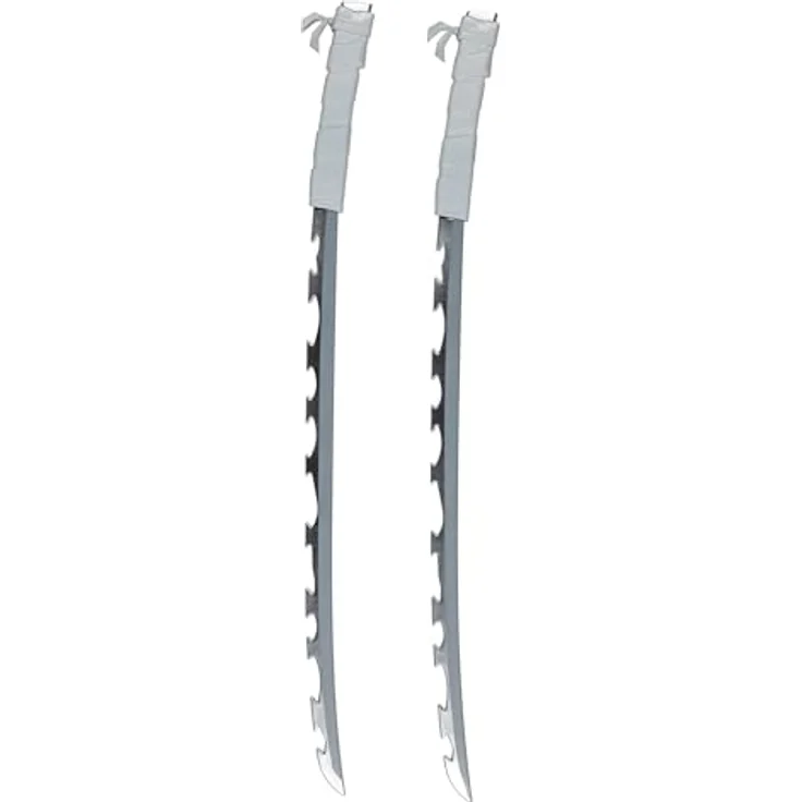 Disguise Demon Slayer Inosuke Dual Kostüm Schwerter Set, Offizielle Kunststoff Katanas, 66 cm Länge für Cosplay und Halloween – Bild 1