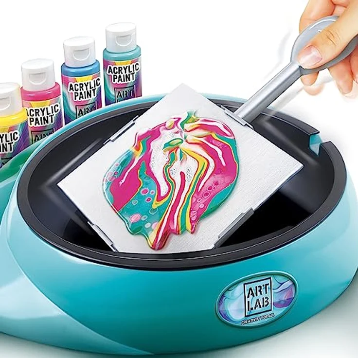 Canal Toys Studio Peinture Pouring Art, Acrylgießen Set zur Fluidmalerei, kreative Kunsttechnik – Bild 5