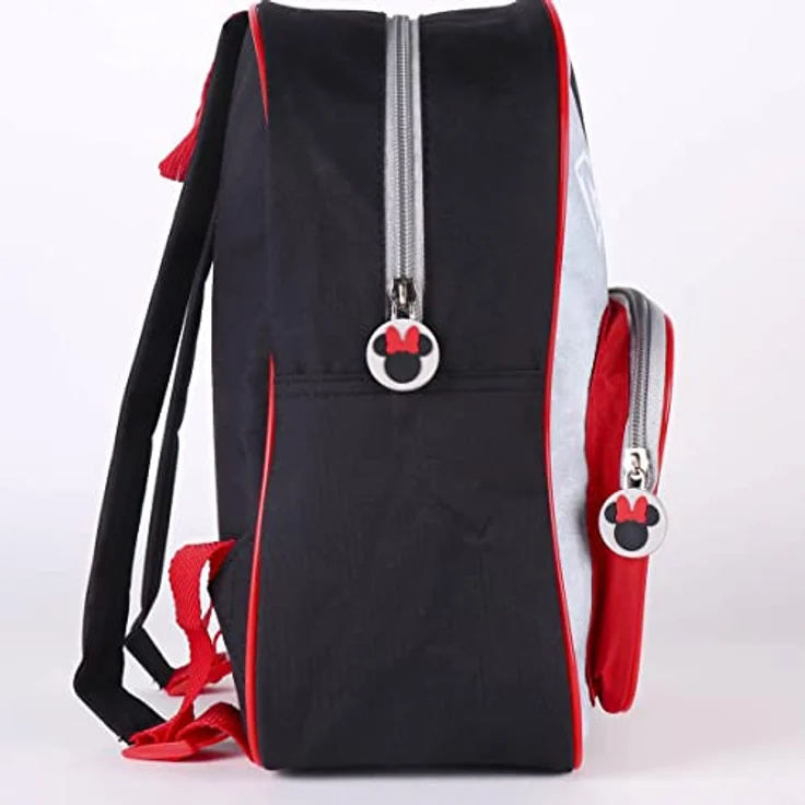 Disney Minnie Mouse Schulranzen – Trendiger Rucksack für Kinder, großzügiger Stauraum und gepolsterte Träger, 30 cm hoch, Polyester – Bild 5