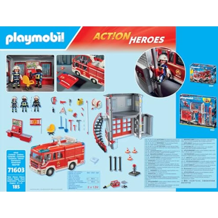 Playmobil® Konstruktions-Spielset Feuerwehr-Megaset (71603), Action Heroes, 50 Jahre, (185 St) - Preisvergleich – Bild 5