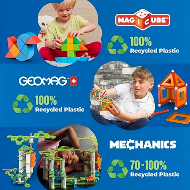 Geomag Mechanics Gravity RE Loops & Turns Neodym-Magnet-Spielzeug 8 Jahr(e) Mehrfarbig Violett Silber - Preisvergleich – Bild 14