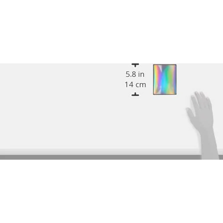 Cricut Joy™ Einlegekarten, Schwarz/Silber Holografisch – Bild 4