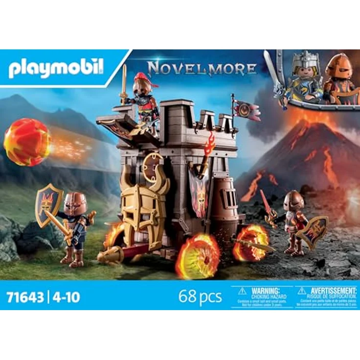 Playmobil® Angriffswagen mit Feuerkanone (71643), Novelmore Konstruktions-Spielset, (68 St), Made in Europe – Bild 4