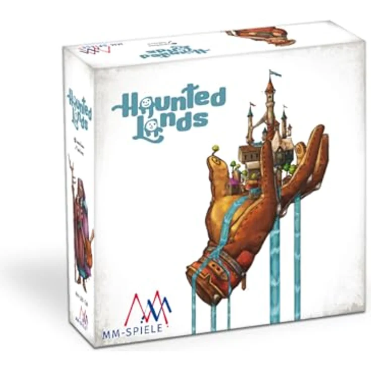 MM SPIELE Haunted Lands, Gesellschaftsspiel mit Geistern, Hochwertige Holzkomponenten, Für 2-4 Spieler ab 15 Jahren – Bild 1