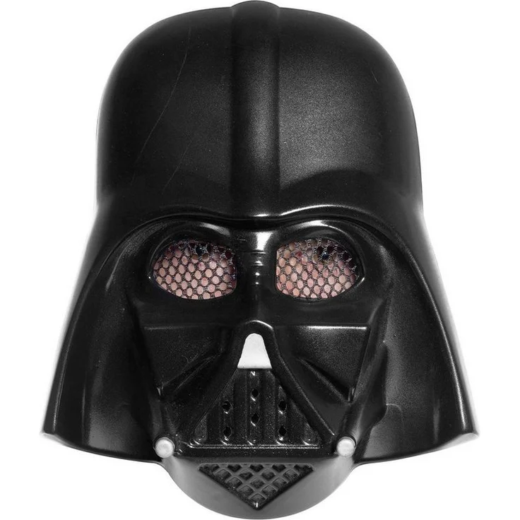 "Rubie´s Darth Vader Halbmaske, Schwarze Kunststoffmaske mit elastischem Band"