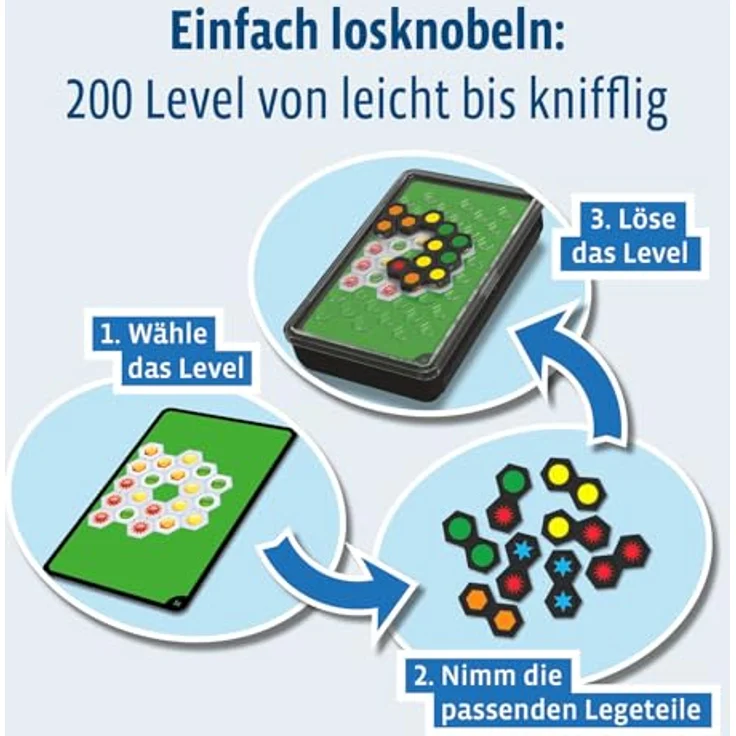 Kosmos Einfach Genial Brain Games, Rätselspiel für herausfordernde Denksportaufgaben – Bild 6