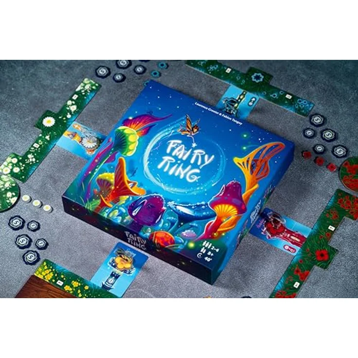 Repos Production FAI-DE01 Spiel, Bunt, Taktisches Familienspiel mit Feen und Pilzen – Bild 5