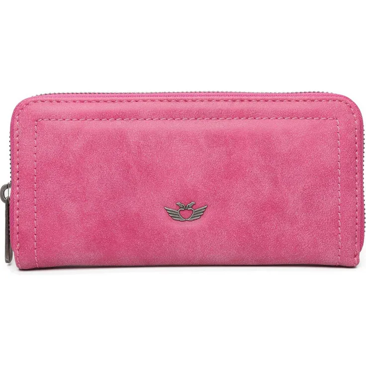 Fritzi aus Preußen Geldbörse Vintag Nicole, in Squeezy Pink mit 8 Kartenfächern und Zipperfach
