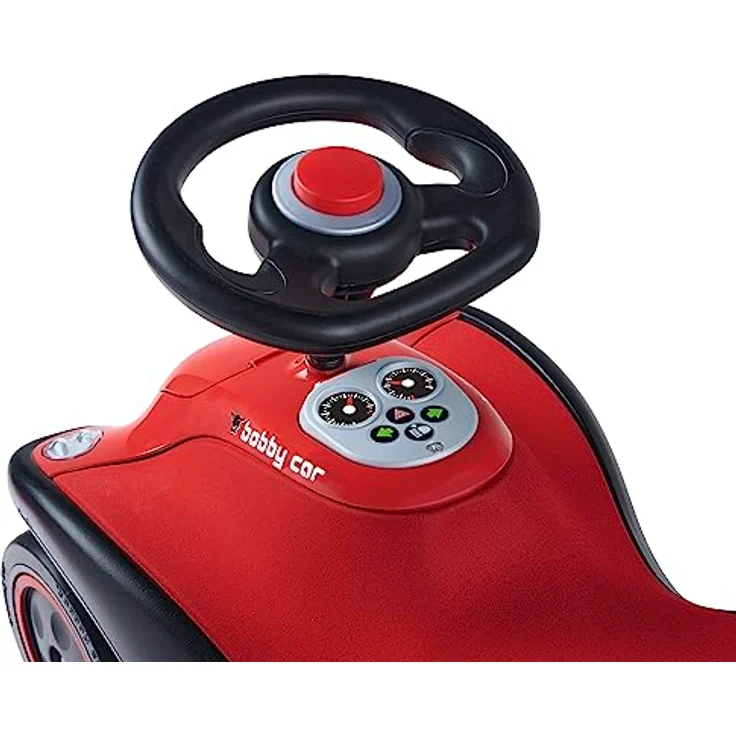 Big Bobby Car Next 2.0 (rot) - Rutschauto ab 1 Jahr mit LED-Licht, Stauraum, Sound-Lenkrad, Flüsterreifen und neuen Funktionen, Fahrzeug für Kinder von 1-5 Jahre (max. 50 kg) – Bild 2