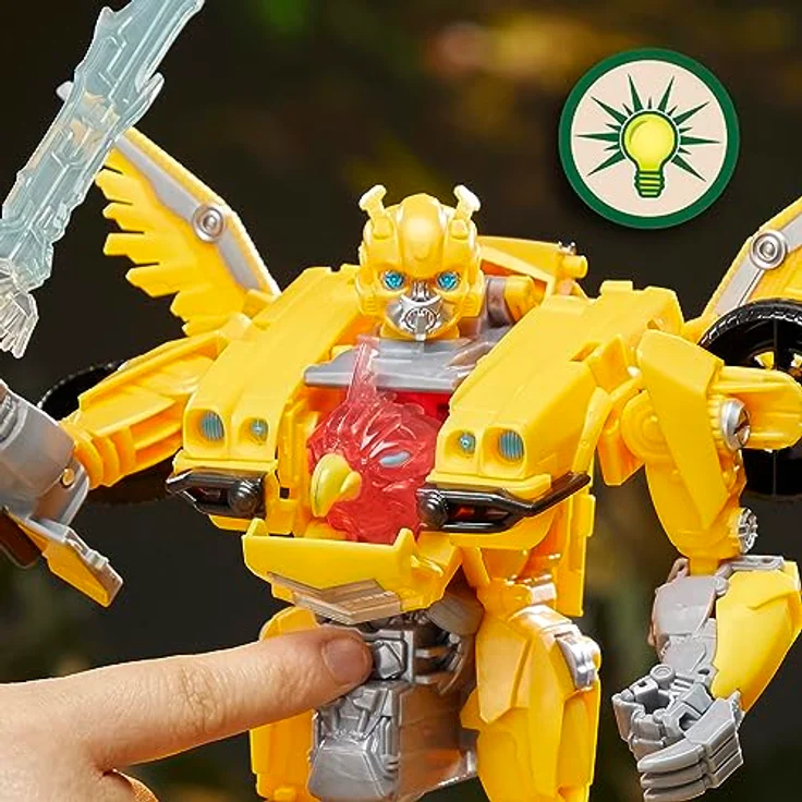 Transformers Spielzeug zum Film Transformers: Aufstieg der Bestien, Beast-Mode Bumblebee Action-Figur ab 6 Jahren, 25 cm – Bild 5
