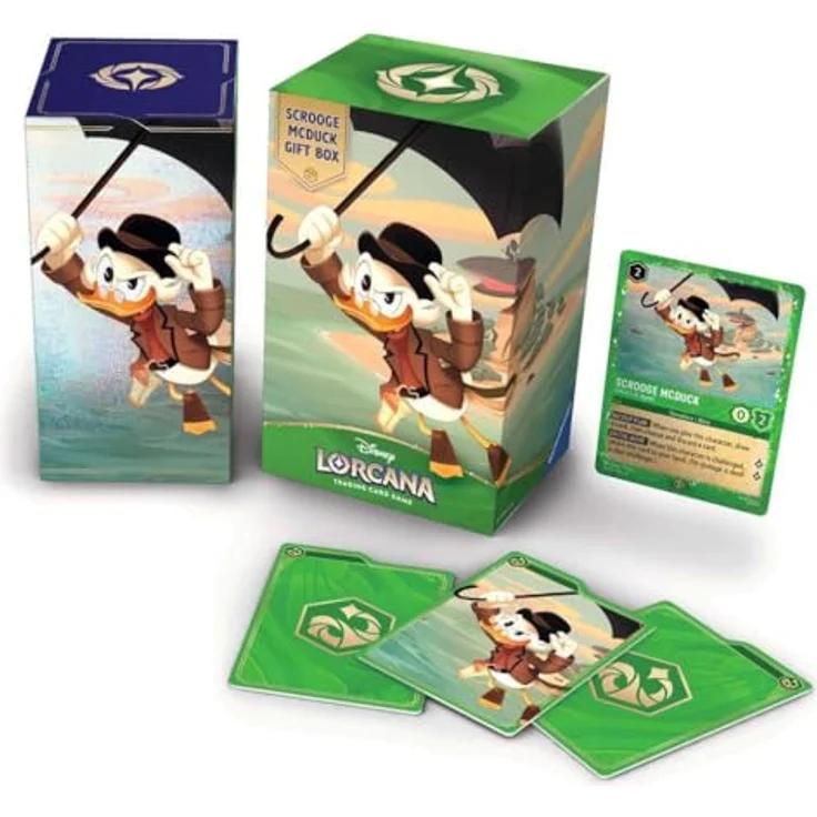 Ravensburger Winterspell - Scrooge McDuck, Sammelkarten-Set mit zusätzlichen Disney Lorcana Booster Packs und exklusiven Spielinhalten – Bild 3