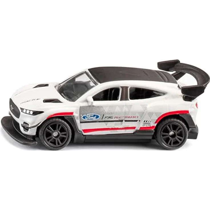 Siku 1566 Ford Mustang Mach-E 1400, Spielzeug-Auto aus Metall/Kunststoff, weiße Karosserie, gummierte Reifen, sportliche Felgen – Bild 1