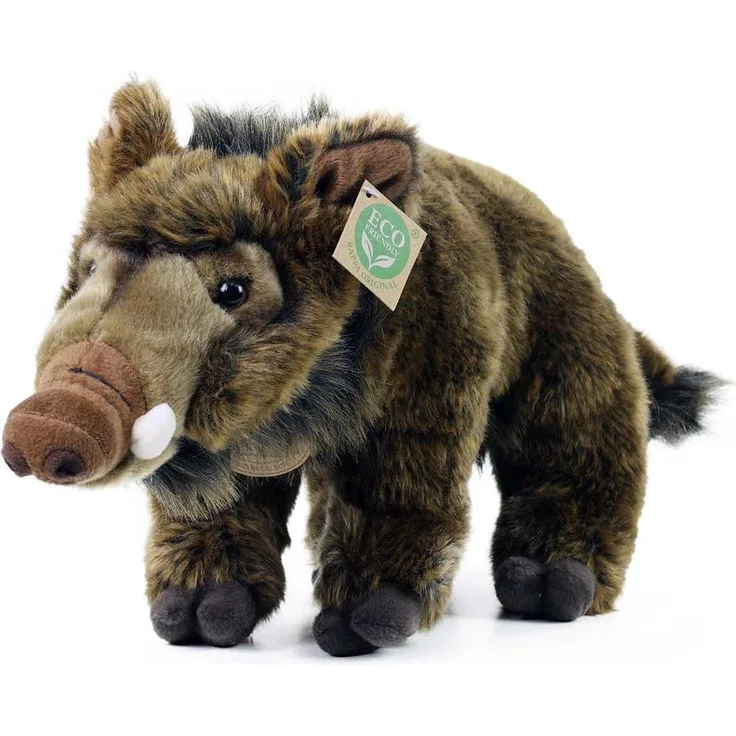 Rappa Plüsch Wildschwein 37 cm, umweltfreundliches Kuscheltier aus recycelten PET-Flaschen, geeignet für Kinder ab 3 Jahren