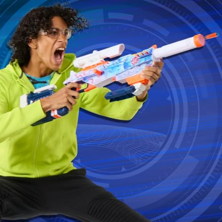 Nerf Loadout Arctic Zerostriker, anpassbarer Blaster mit 6-Dart-Innenclip und Zubehörteilen – Bild 5