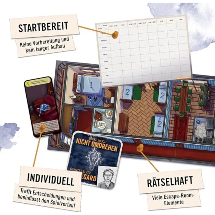 Hidden Games Hangover - Express in den Tod - Interaktives Krimierlebnis auf Deutsch - Realistisches Krimispiel mit vielen Escape-Room-Elementen - Brettspiel – Bild 3