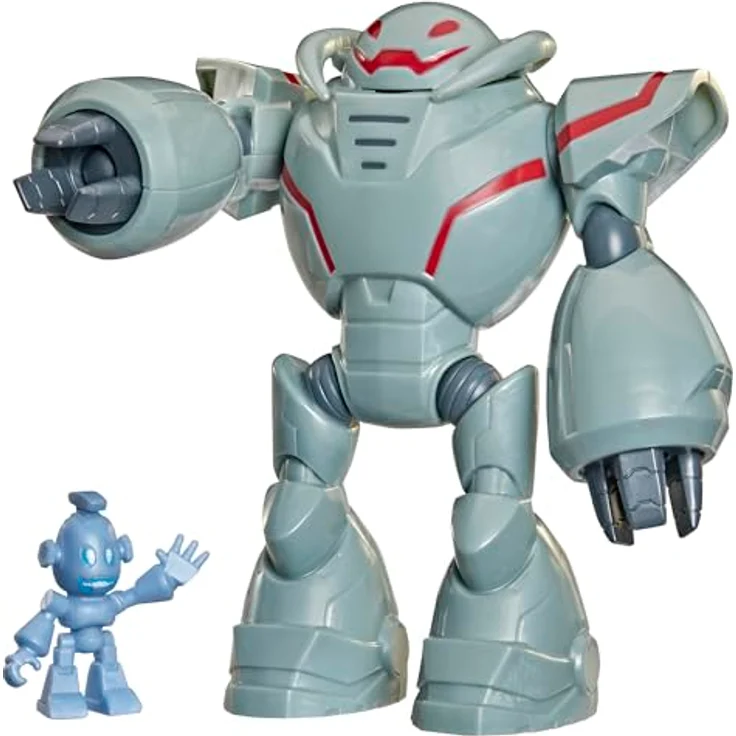 Marvel Disney Jr. Marvel's Iron Man Ultron Riesen-Anzug, 7,6 cm Action-Figur mit 5 Bewegungspunkten und 20,3 cm Mech-Anzug, ab 3 Jahren – Bild 1
