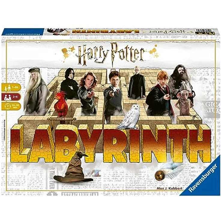 Ravensburger 26031 Harry Potter Labirynth Spiel, Multicoloured, Od 7 LAT - Familienspiel basierend auf Harry Potter mit einfachen Regeln und hochwertiger Verarbeitung – Bild 2