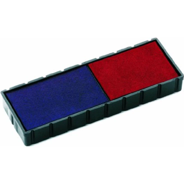 COLOP Ersatzkissen E12/2 für Stempel S 120/WD, blau/rot, 2er Pack – Bild 1